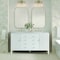 James Martin Vanities 60'' Double Vanity, Bright White w/ 3 CM Eternal Jasmine Pearl Quartz Top 485-V60D-BW-3EJP - alternate 6